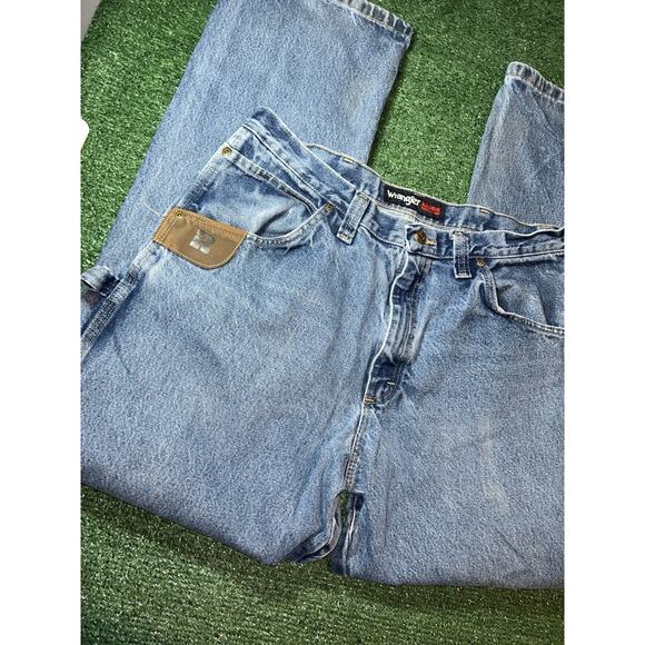 Wrangler Riggs Dura Shield Workwear Carpenter Utility Jeans Size 36x33 - Picture 5 of 13